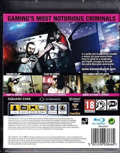 Kane & Lynch 2 Dog Days - PS3 (B Grade) (Genbrug)